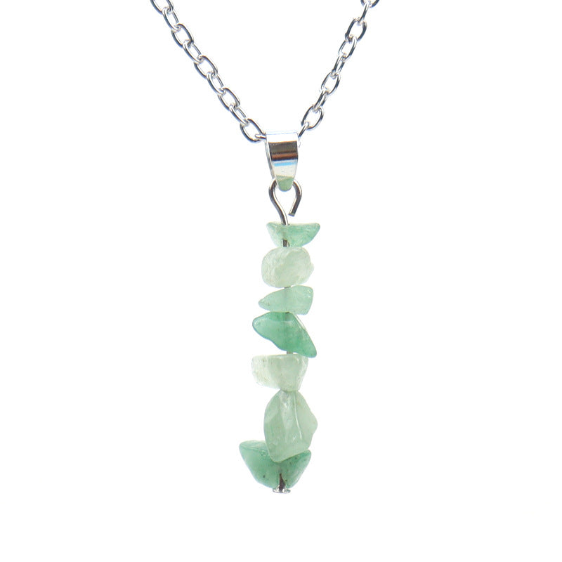 Casual Geometric Crystal Agate Pendant Necklace In Bulk