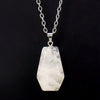 Simple Style Leaf Natural Stone Agate Knitting Pendant Necklace