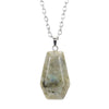 Simple Style Leaf Natural Stone Agate Knitting Pendant Necklace