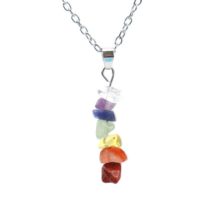 Casual Geometric Crystal Agate Pendant Necklace In Bulk