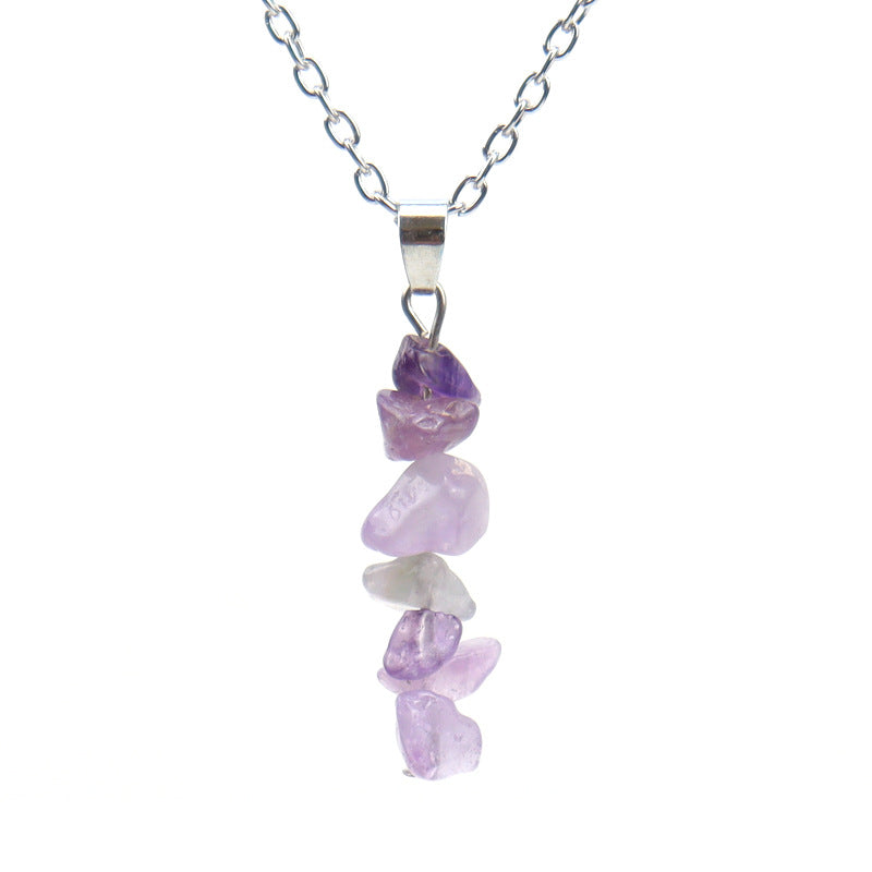 Casual Geometric Crystal Agate Pendant Necklace In Bulk