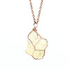 Simple Style Geometric Alloy Natural Stone Knitting Pendant Necklace