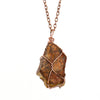 Simple Style Geometric Alloy Natural Stone Knitting Pendant Necklace