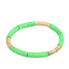 Artistic Colorful Leopard Arylic Metal Plating Women's Bracelets