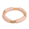 Simple Style Classic Style Round Arylic Metal Wholesale Bracelets