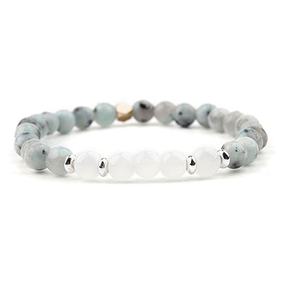 Ethnic Style Marble Natural Stone Moonstone Bracelets