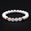 Simple Style Round Natural Stone Bracelets