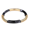 Casual Vacation Round Color Block Arylic Metal Wholesale Bracelets