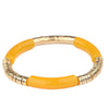 Casual Vacation Round Color Block Arylic Metal Wholesale Bracelets