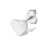 1 Pair Cute Commute Star Moon Heart Shape Plating Sterling Silver 18k Gold Plated White Gold Plated Ear Studs