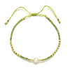 Lady Solid Color Natural Stone Beaded Bracelets