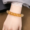 Casual Simple Style Round Gradient Color Plastic Beaded Plating Women's Bracelets