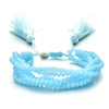 Sweet Tassel Solid Color Beaded Agate Wholesale Bracelets