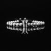 Retro Streetwear Crown Titanium Steel Plating Inlay Zircon Bracelets