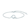 Simple Style Solid Color Sterling Silver Moissanite Bracelets In Bulk