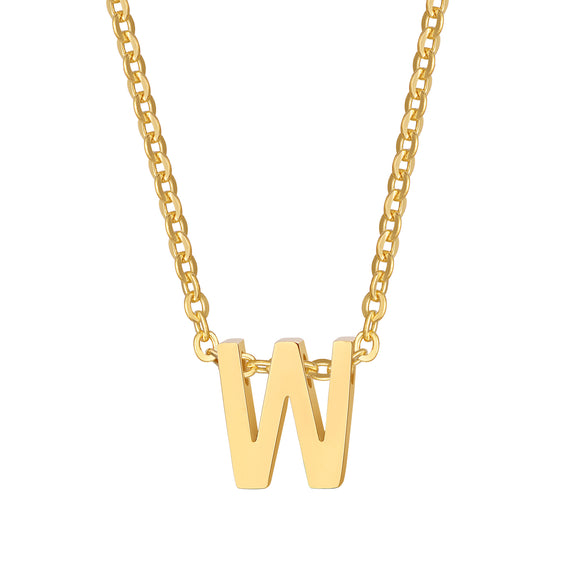 Wholesale Jewelry Simple Style Letter Stainless Steel Gold Plated Plating