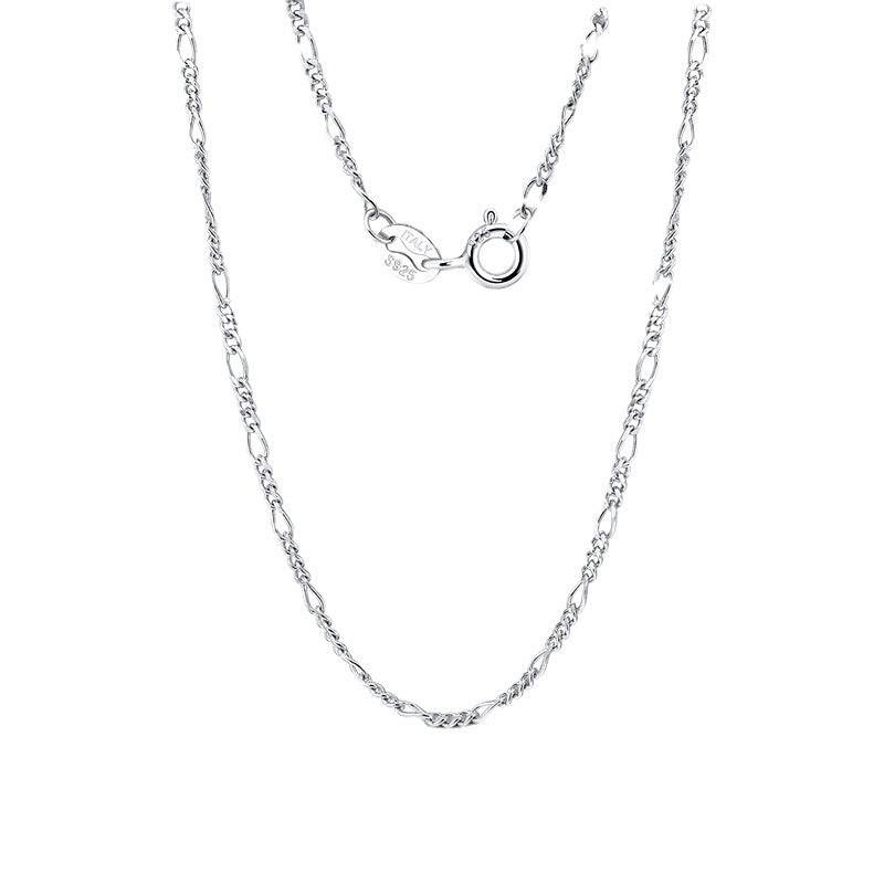 Simple Style Solid Color Sterling Silver Plating Necklace