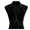 Wholesale Jewelry Simple Style Solid Color Metal Rhinestones Body Chain