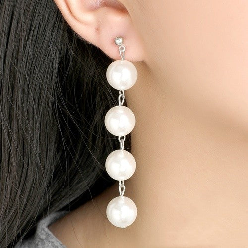 1 Pair Elegant Lady Geometric Heart Shape Tassel Plating Inlay Alloy Artificial Rhinestones Drop Earrings