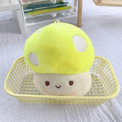 Cute Mushroom Pp Cotton Unisex Bag Pendant Keychain