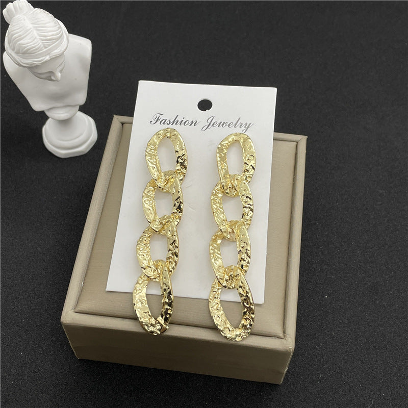 1 Pair Lady Streetwear Leaf Flower Plating Inlay Alloy Artificial Pearls Drop Earrings