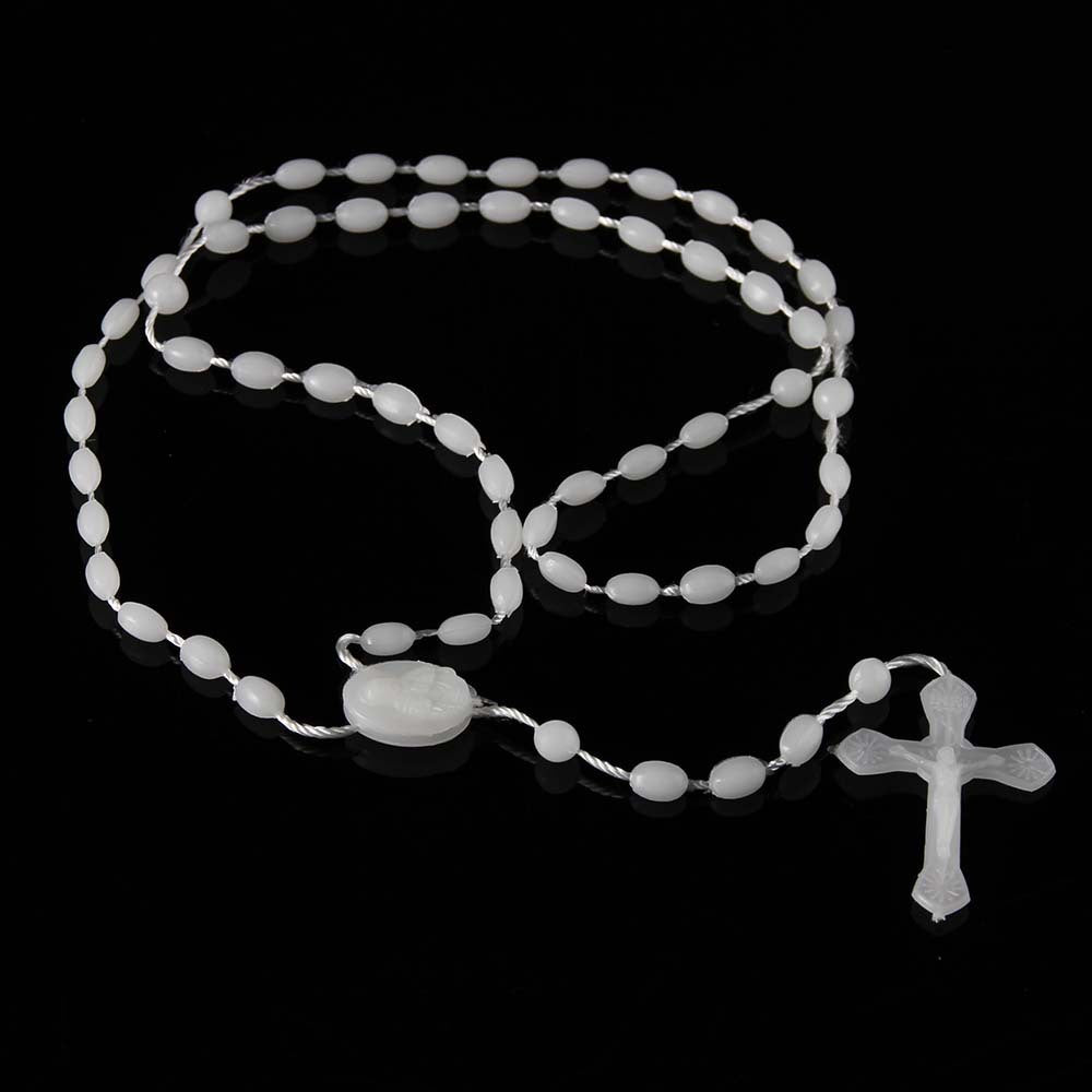 Streetwear Shiny Cross Plastic Unisex Pendant Necklace