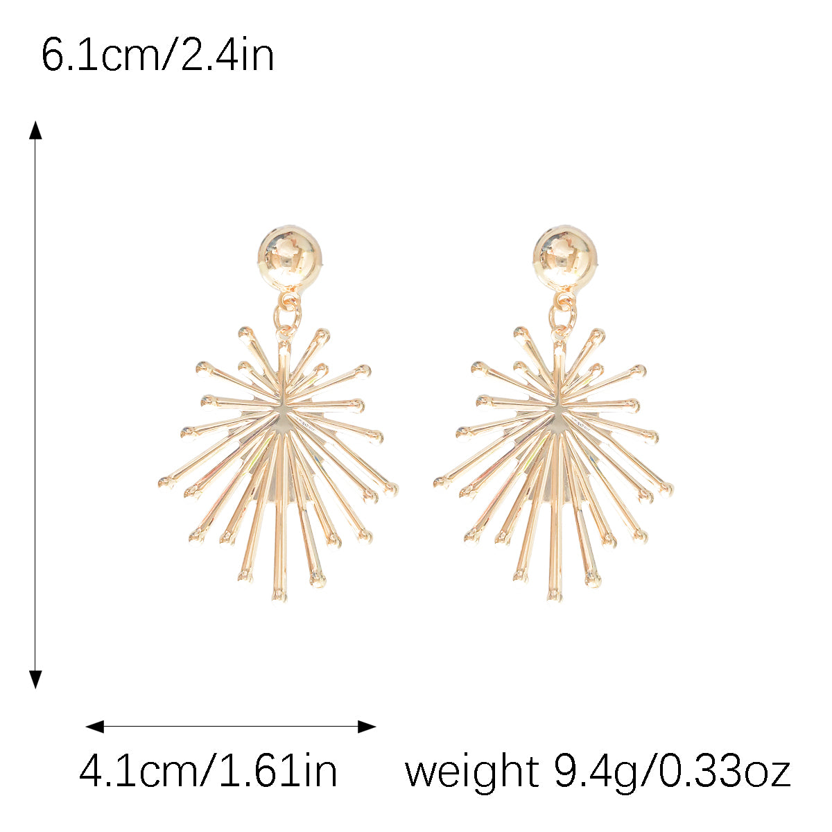 1 Pair Exaggerated Geometric Plating Inlay Alloy Artificial Pearls Drop Earrings