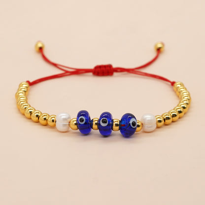 Retro Eye Glass Copper Wholesale Bracelets