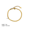 304 Stainless Steel 18K Gold Plated Modern Style Geometric Plating Bracelets