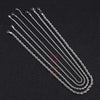 Casual Simple Style Solid Color Stainless Steel Plating Silver Plated Men'S Necklace