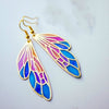 1 Pair Ig Style Wings Plating Alloy Drop Earrings