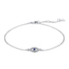 Simple Style Eye Sterling Silver Plating Inlay Zircon Bracelets