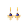 Hip-hop Devil's Eye Titanium Steel Plating Gold Plated Earrings Necklace