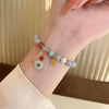 Sweet Flower Freshwater Pearl Agate Beaded Plating Inlay Zircon Bracelets