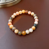 Sweet Flower Freshwater Pearl Agate Beaded Plating Inlay Zircon Bracelets