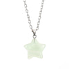 Wholesale Simple Style Star Crystal Plating Pendant Necklace