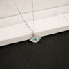 Commute Palm Flower Alloy Inlay Zircon Women's Pendant Necklace