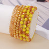 Simple Style Solid Color Artificial Crystal Wholesale Bracelets