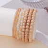 Simple Style Solid Color Artificial Crystal Wholesale Bracelets