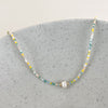 Bohemian Geometric Beaded Freshwater Pearl Women's Necklace