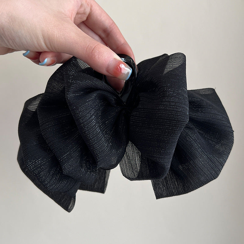 Simple Style Bow Knot Cloth Hair Clip