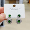 1 Pair Modern Style Round Plating Inlay Copper Zircon Gold Plated Drop Earrings