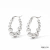 1 Pair Retro Geometric Plating Stainless Steel Earrings