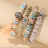 Ethnic Style Eye Alloy Wooden Beads Beaded Women's Bracelets