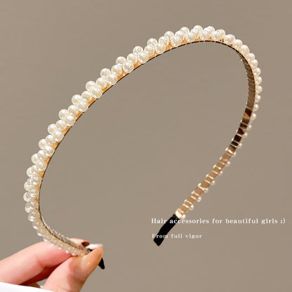 Fashion Pearl Beaded Headband Wholesale