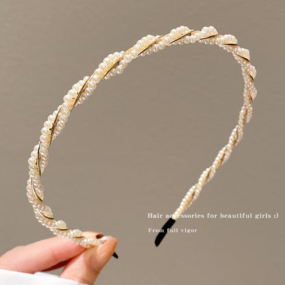 Fashion Pearl Beaded Headband Wholesale