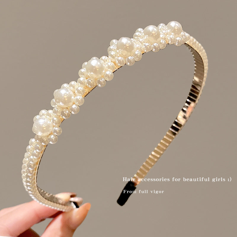 Fashion Pearl Beaded Headband Wholesale