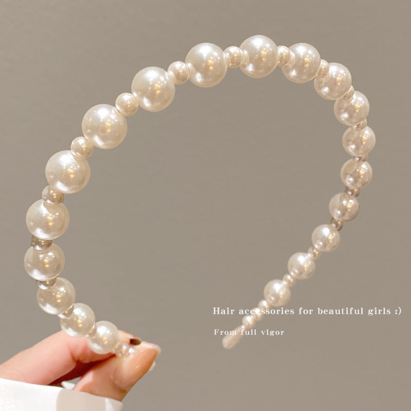 Fashion Pearl Beaded Headband Wholesale