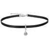 Sexy Simple Style Geometric Pu Leather Alloy Inlay Artificial Pearls Rhinestones Zircon Women's Choker