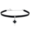 Sexy Simple Style Geometric Pu Leather Alloy Inlay Artificial Pearls Rhinestones Zircon Women's Choker